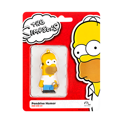 Pendrive Multilaser 8GB Simpsons