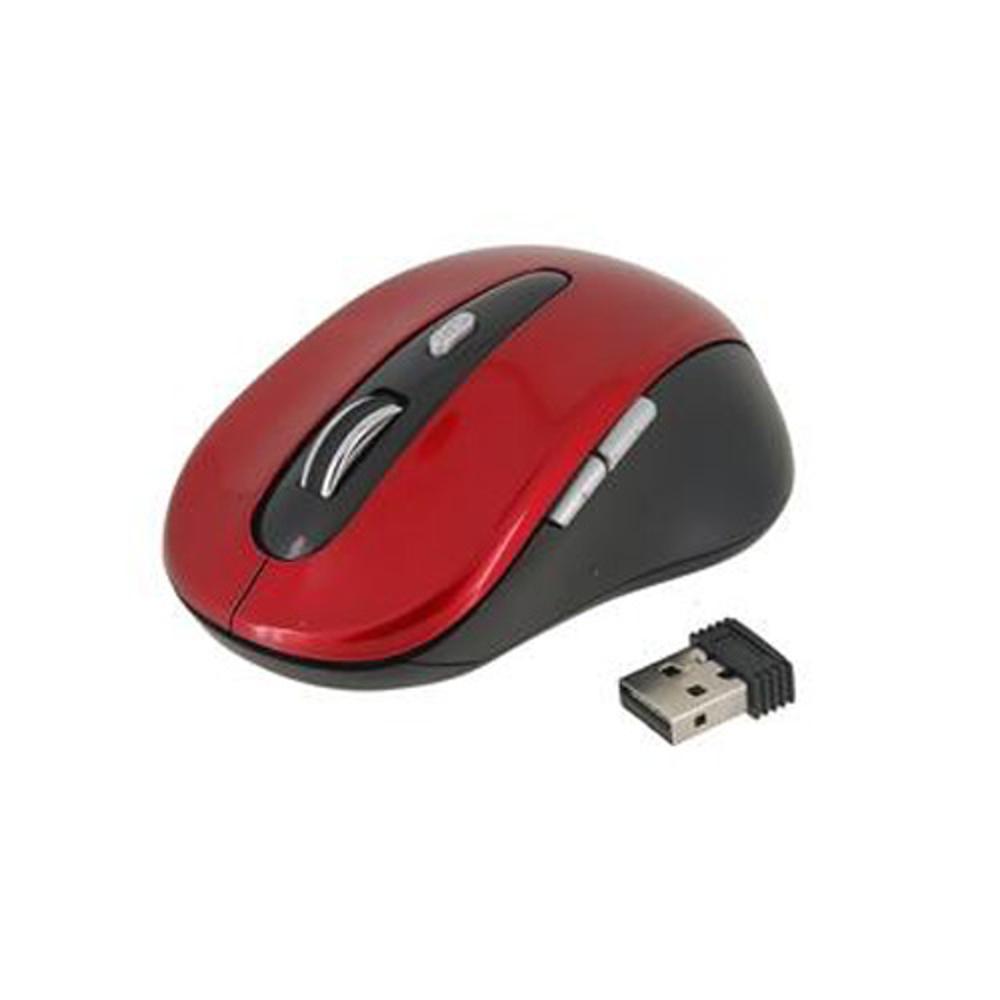 Mouse Wireless Vermelho Kolke